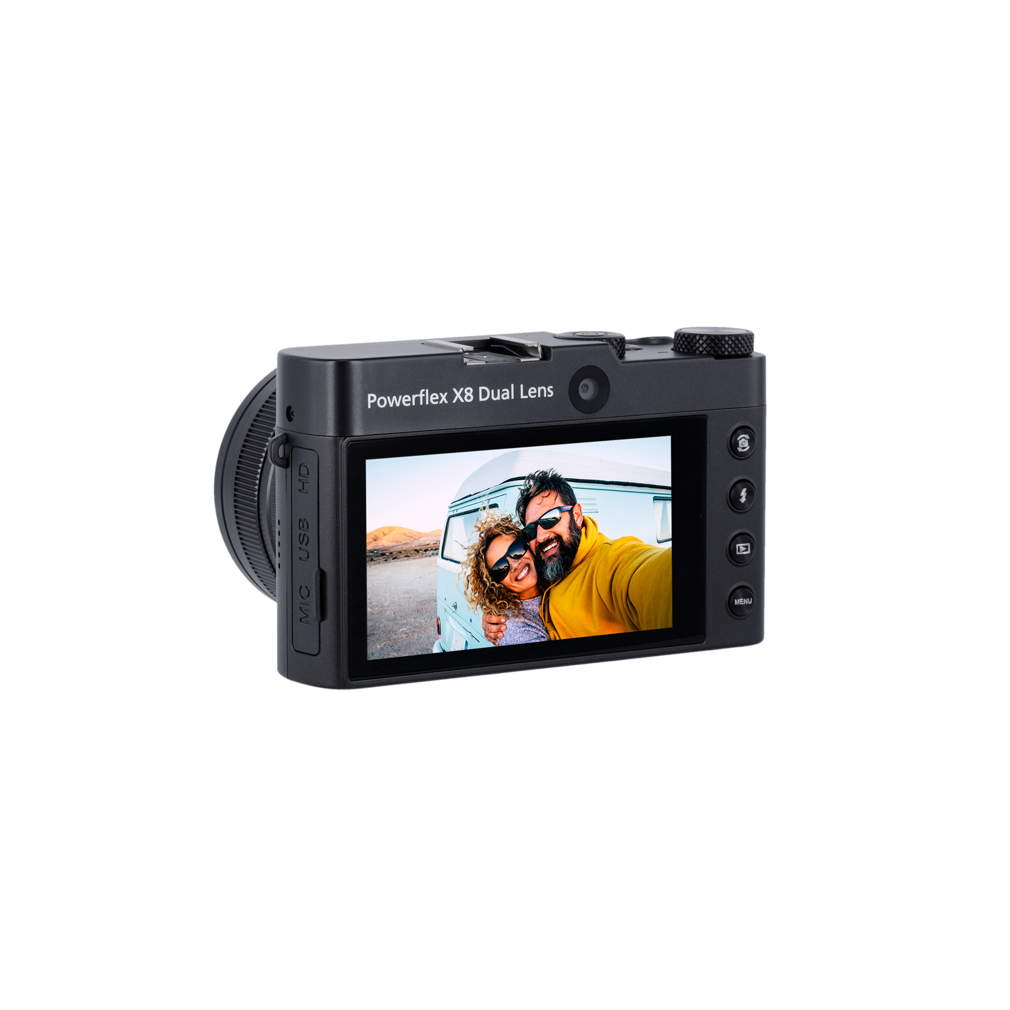 Powerflex X8 Dual Lens | 64MP Digitalkamera mit 5K