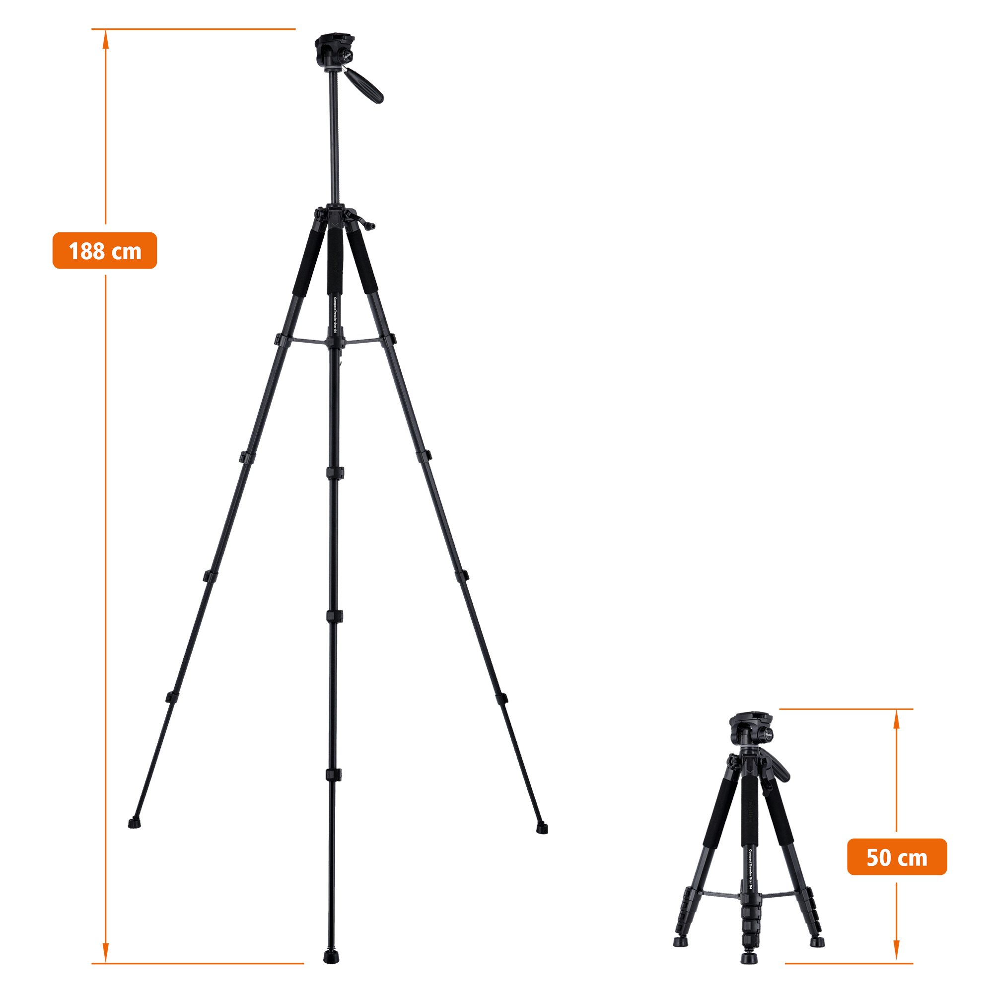Stativ I Aluminium I Compact Traveler Star S4