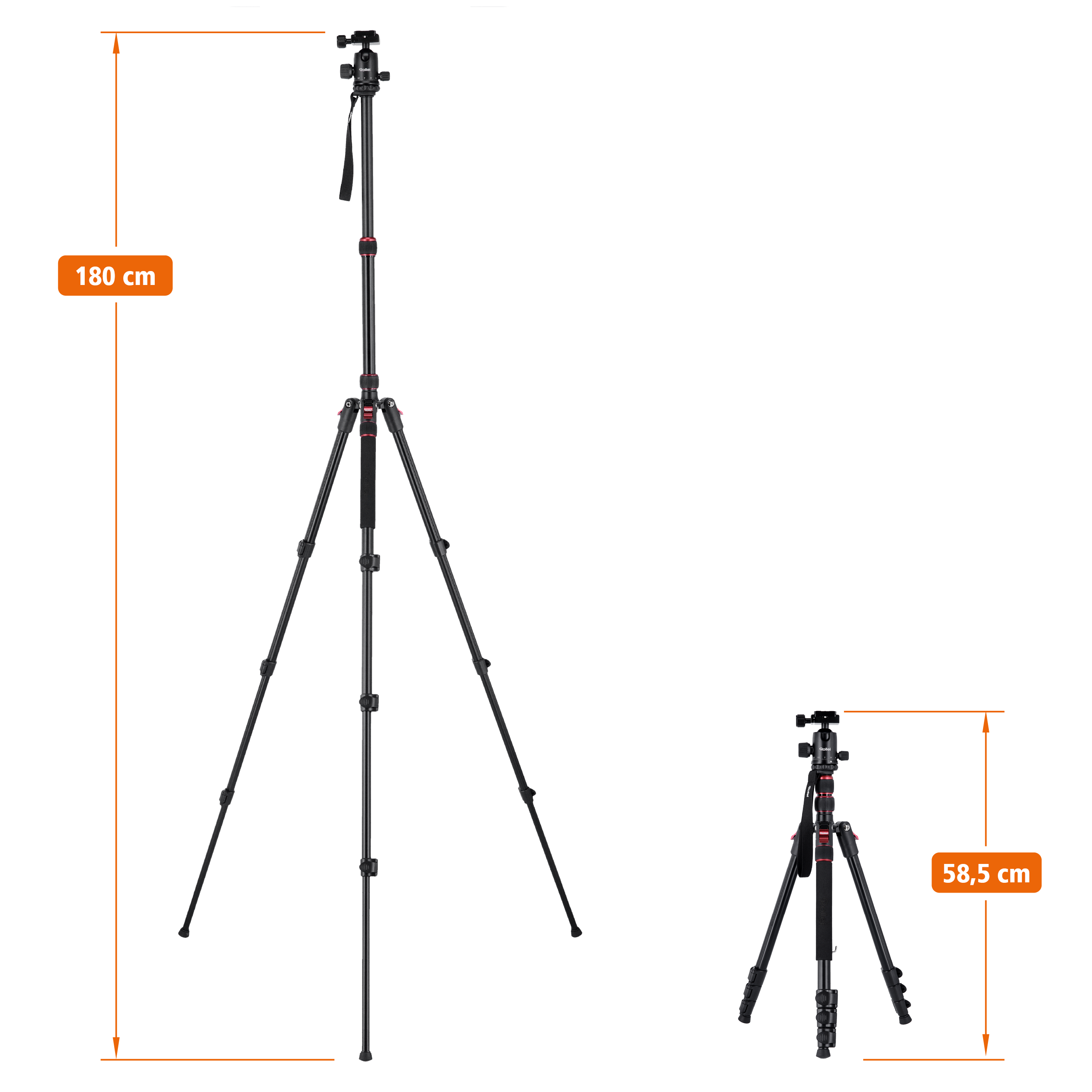 Stativ I Aluminium I Compact Traveler No. 2