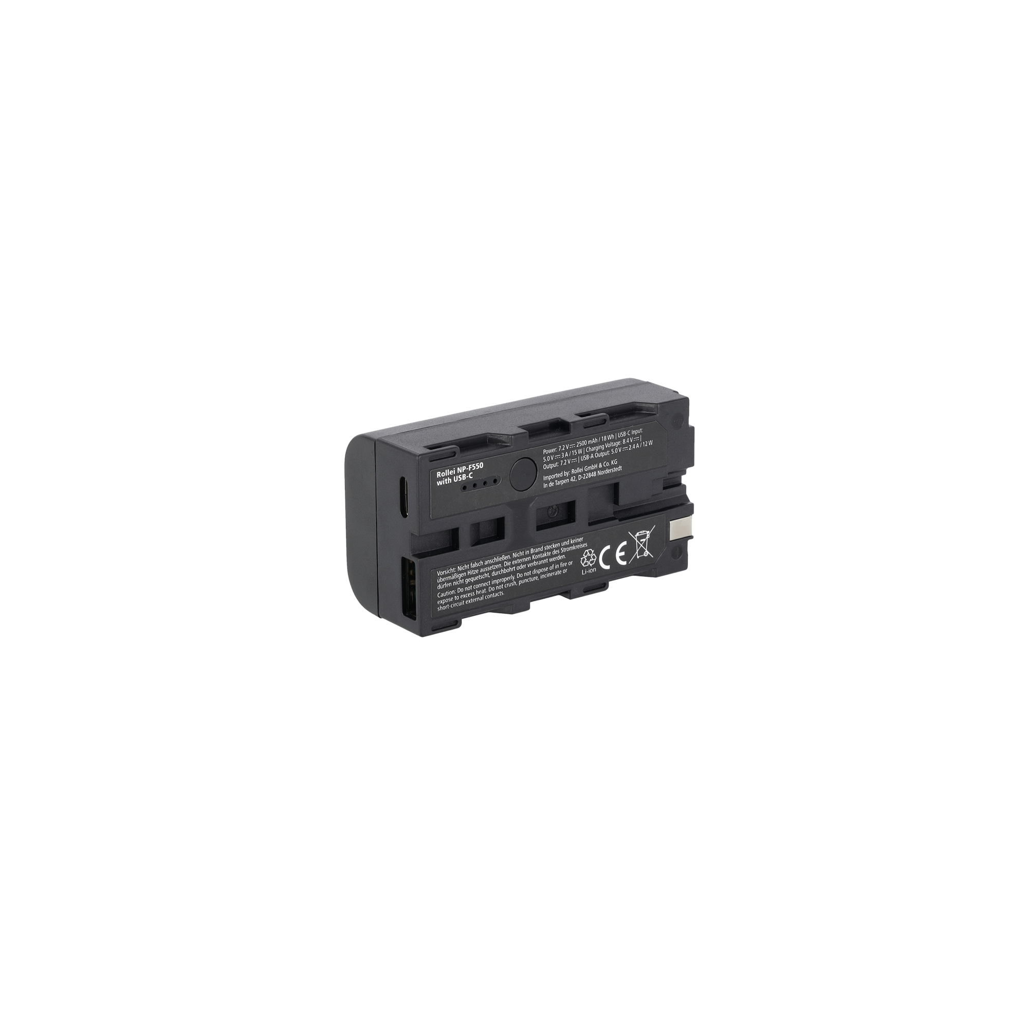 Battery with USB-C | Type NP-F | various capacities