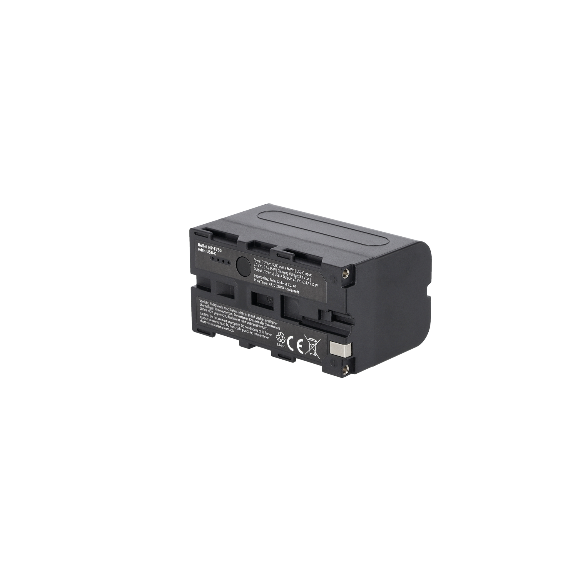Battery with USB-C | Type NP-F | various capacities