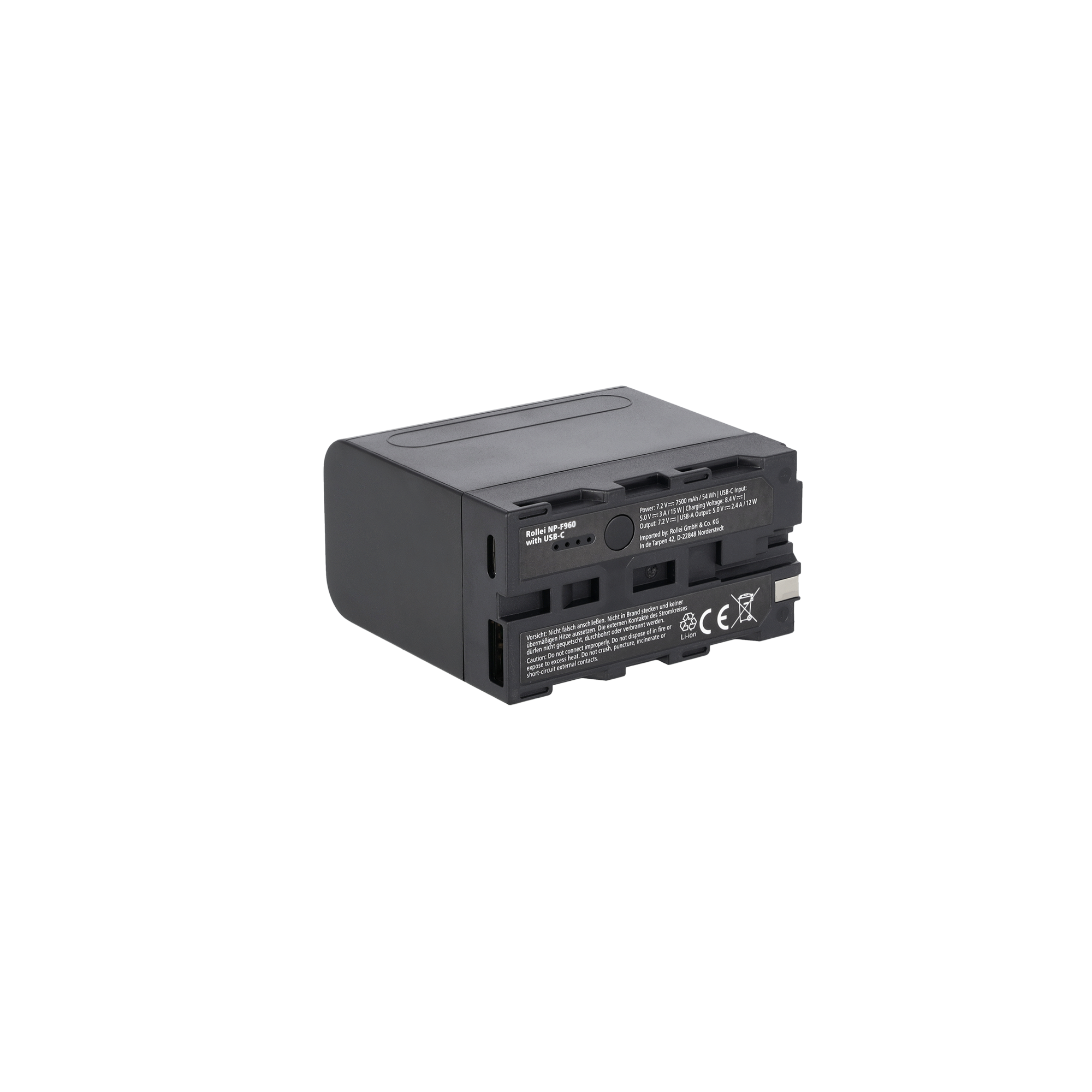 Battery with USB-C | Type NP-F | various capacities