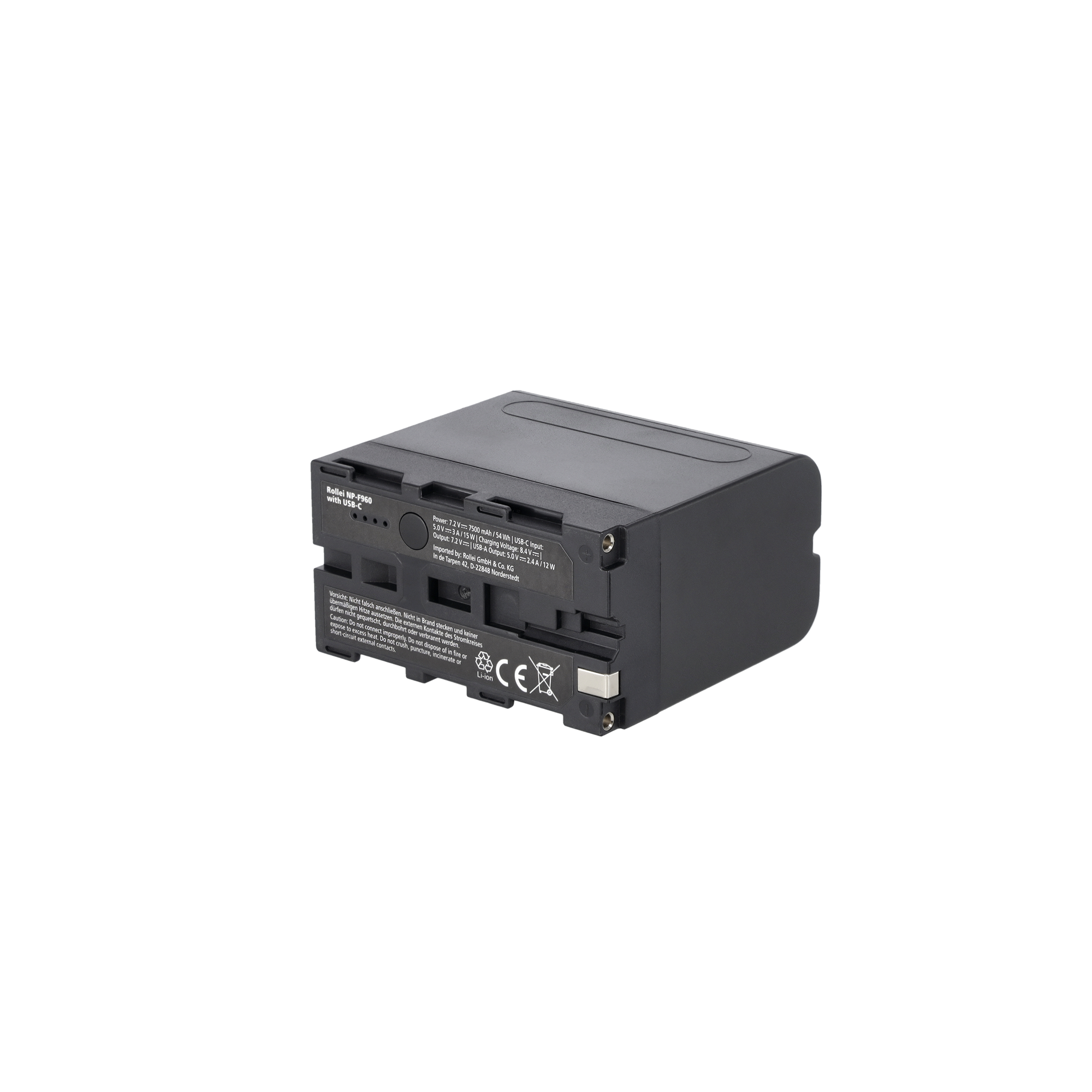 Battery with USB-C | Type NP-F | various capacities