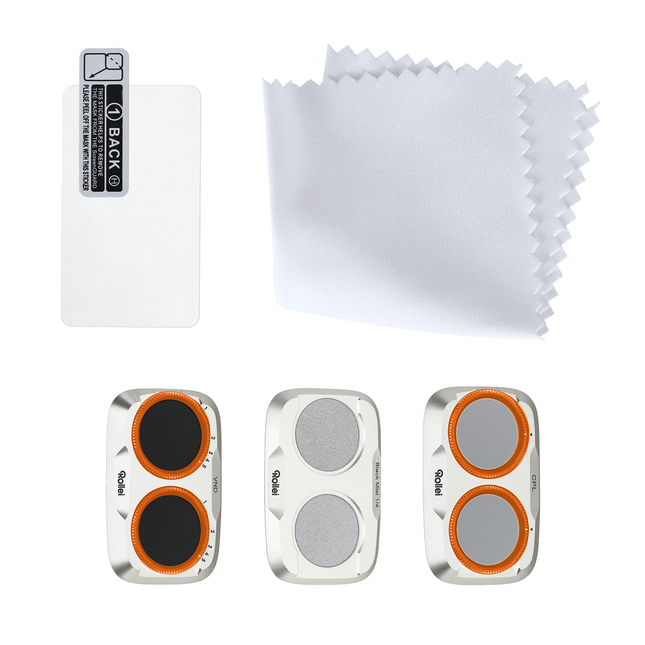 DJI Osmo Pocket 4 Pro Filter-Set | CPL, VND2-32, Black Mist