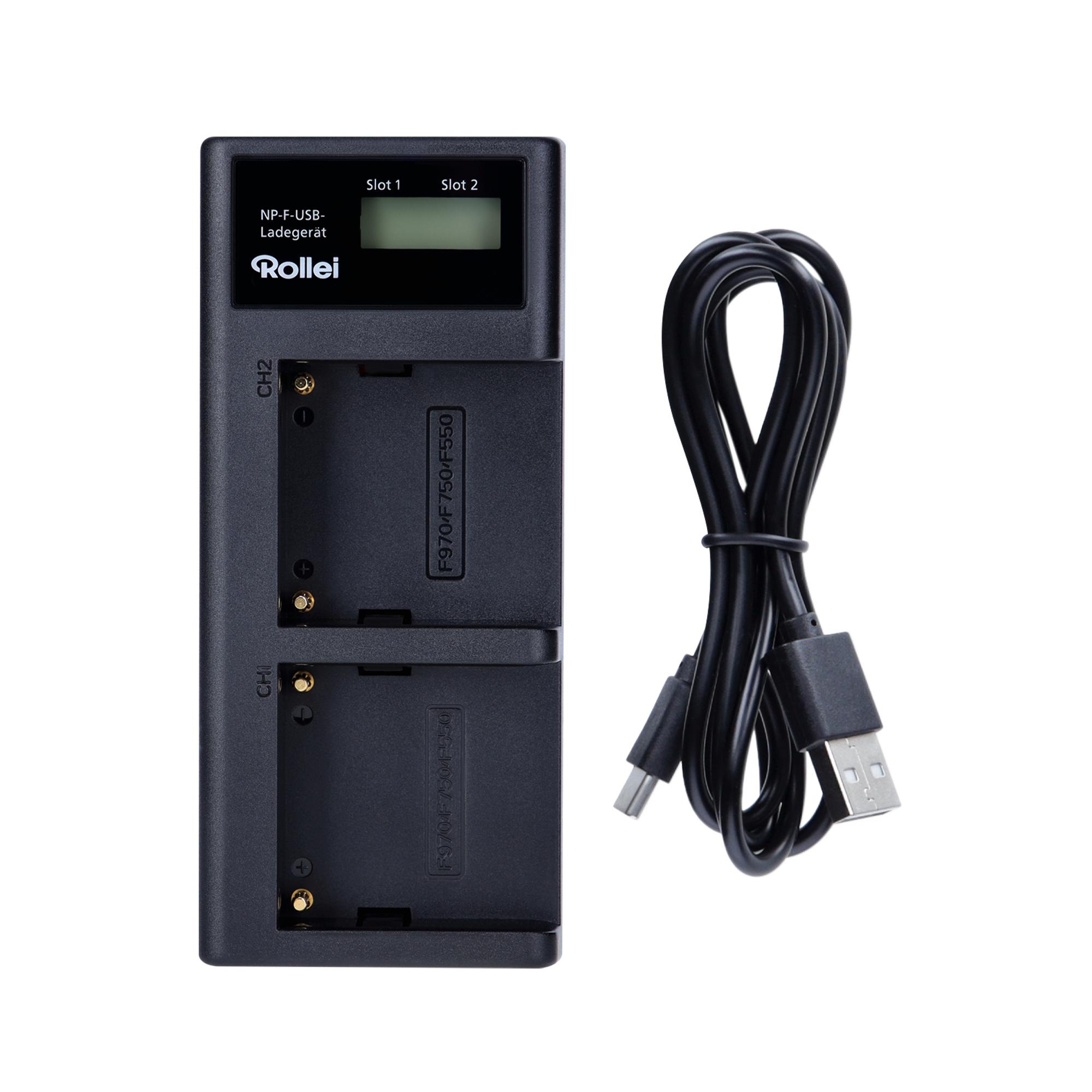 B-Ware Akku-Ladegerät für NP-F-Akkus