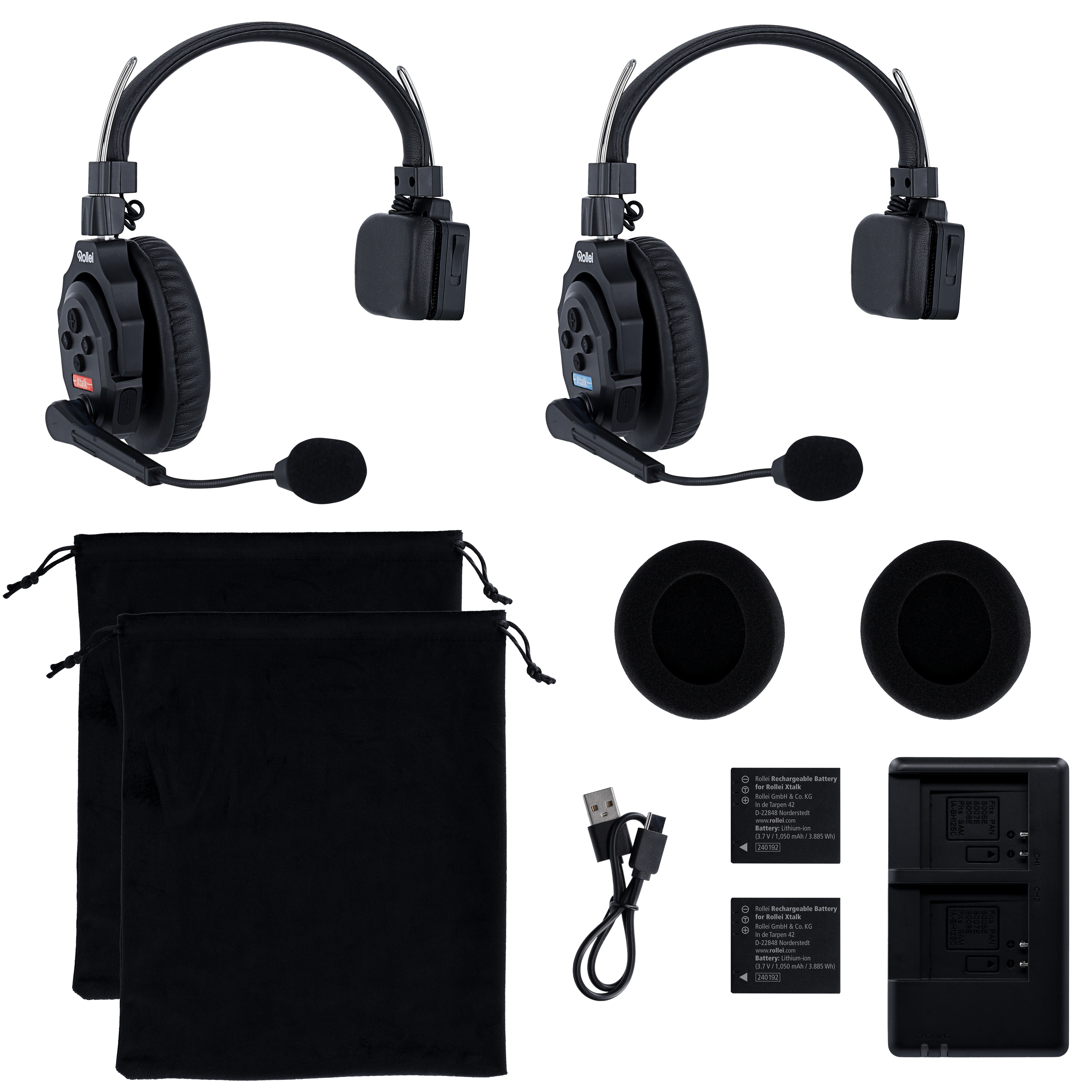 B-Stock Xtalk X2 Intercom Headsets