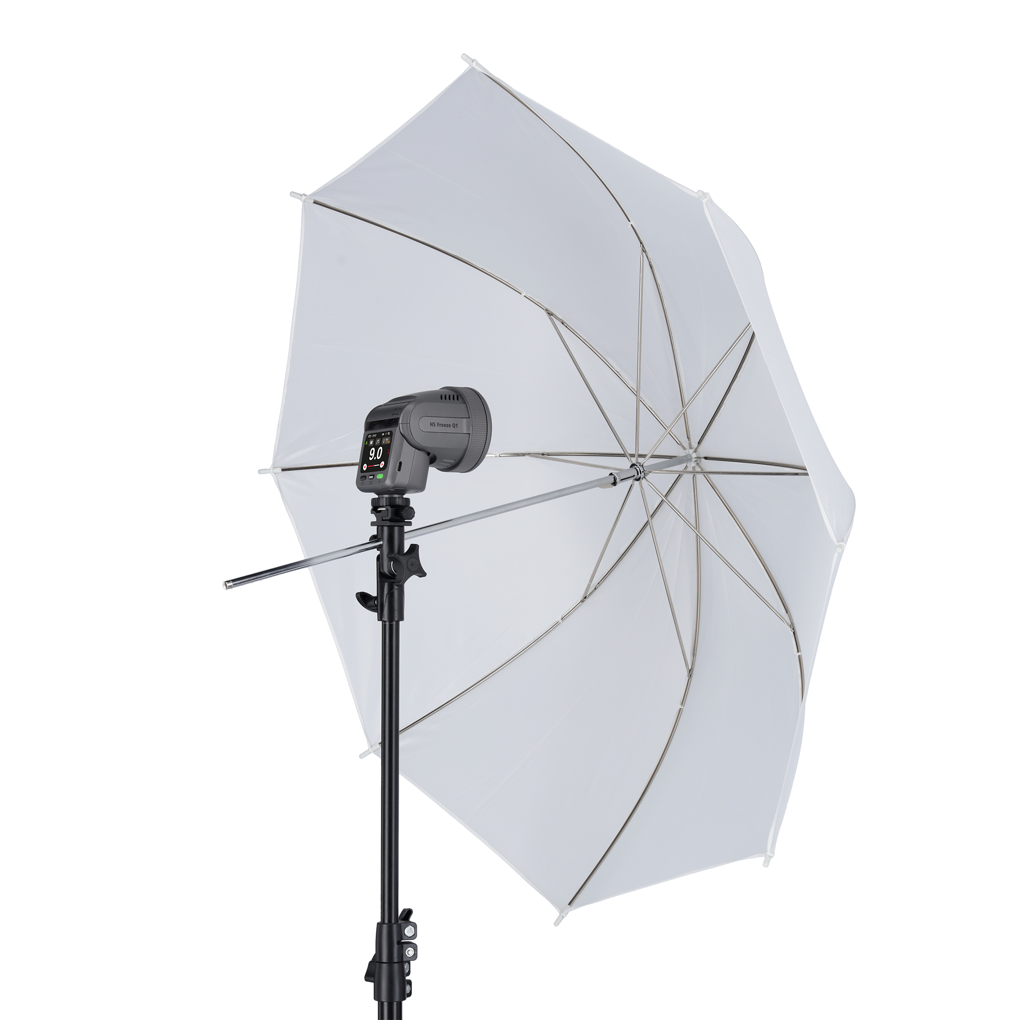 Flash Swivel Bracket I with Umbrella Holder I for Shoe Mount Flashes