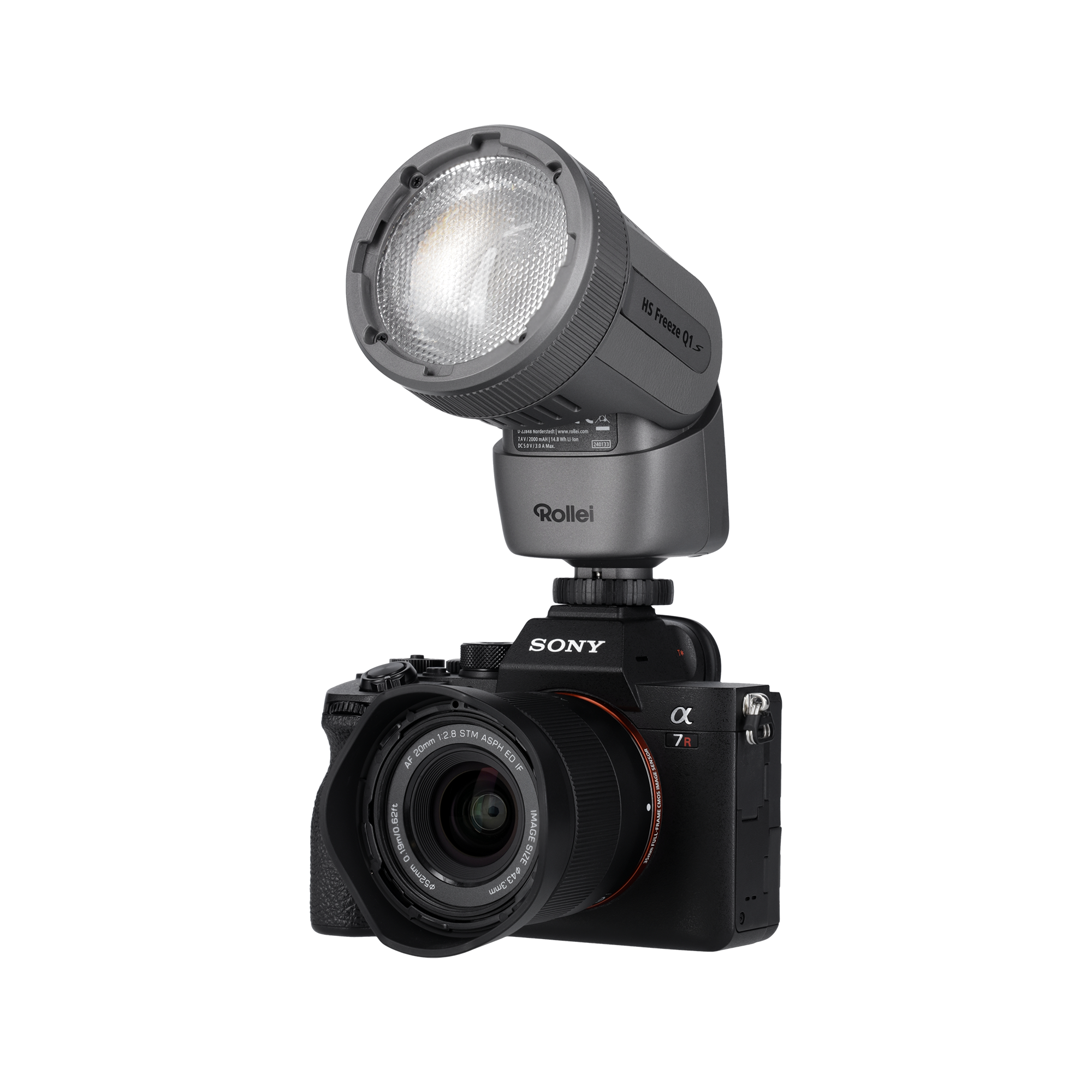 Aufsteckblitz I 2-in-1 LED-Blitz I HS Freeze Q1