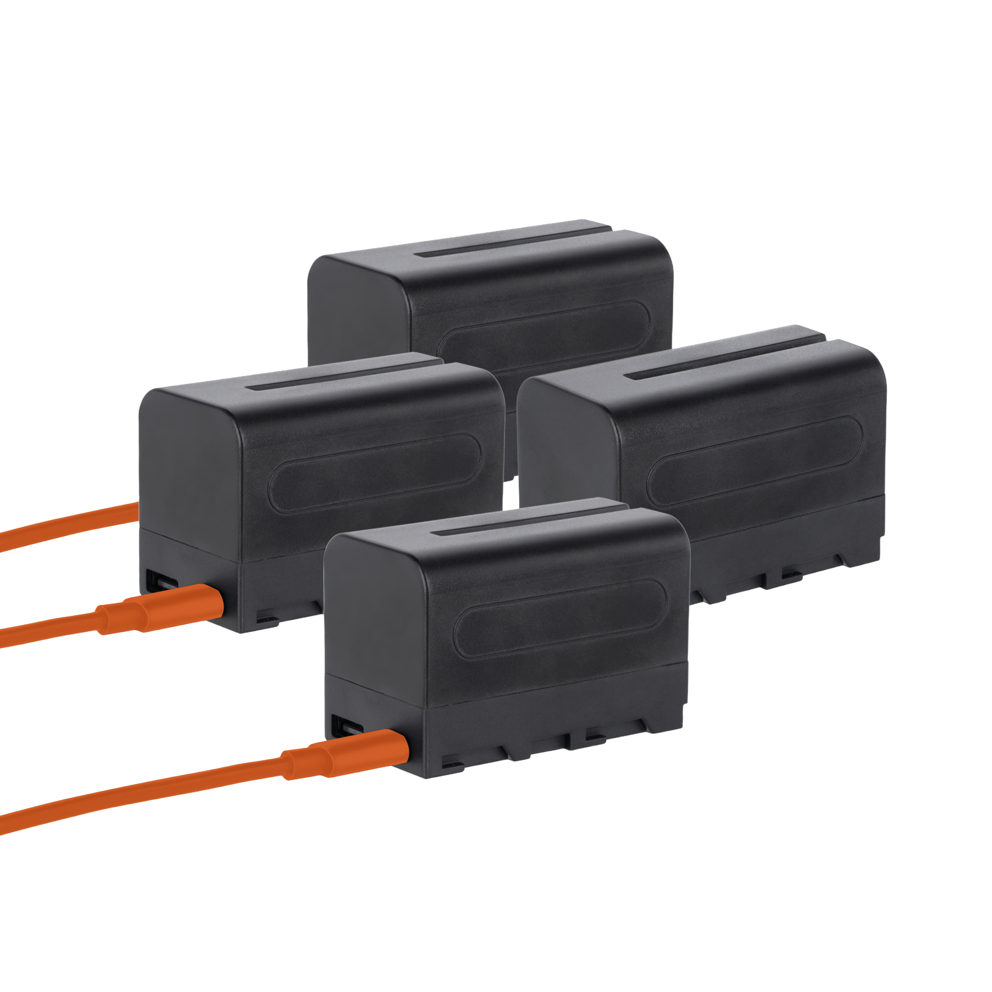 Bundle 4x NP-F Akku mit USB-C | versch. Kapazitäten