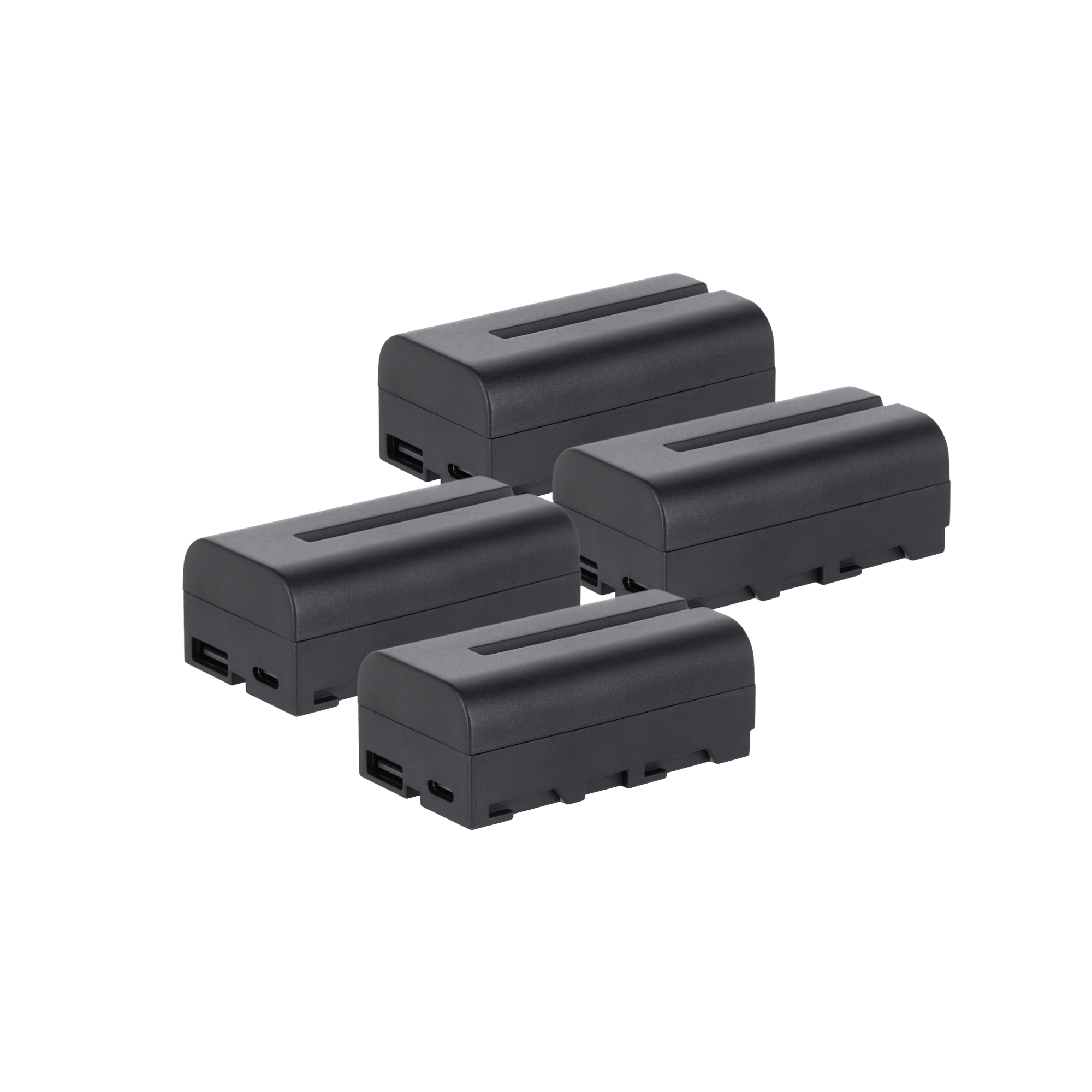 Bundle 4x NP-F Akku mit USB-C | versch. Kapazitäten