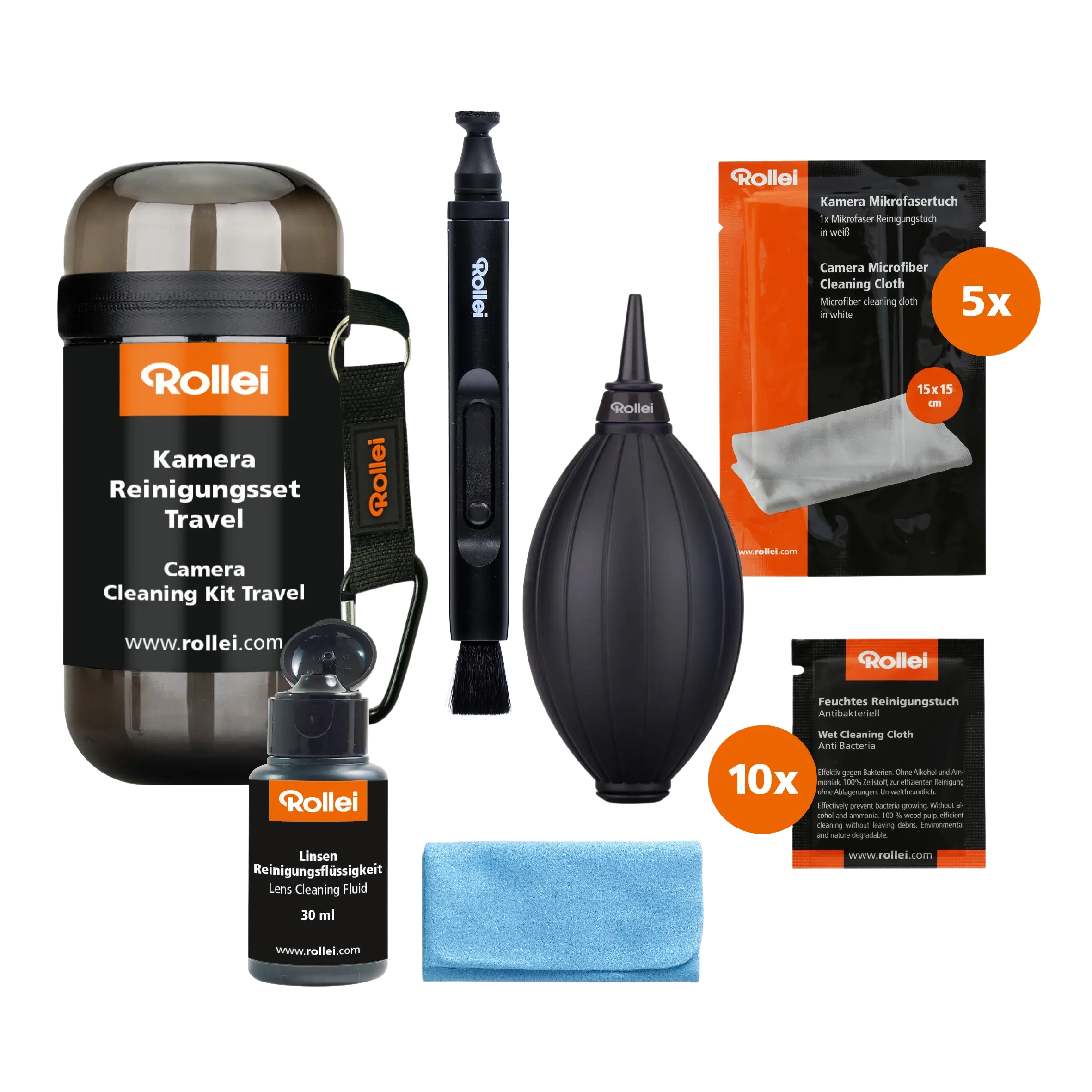 Rollei Kamera Zubehör Kamera Reinigungsset Travel