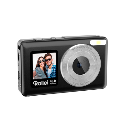 B-Ware Compactline Pocket | Transparent | 48MP Digitalkamera mit 4K