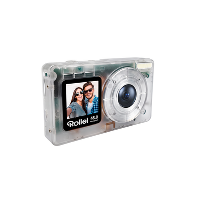 Compactline Pocket | Transparent | 48MP Digitalkamera mit 4K
