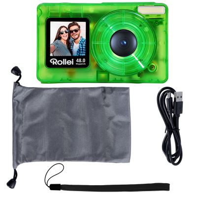 Compactline Pocket | Transparent | 48MP Digitalkamera mit 4K