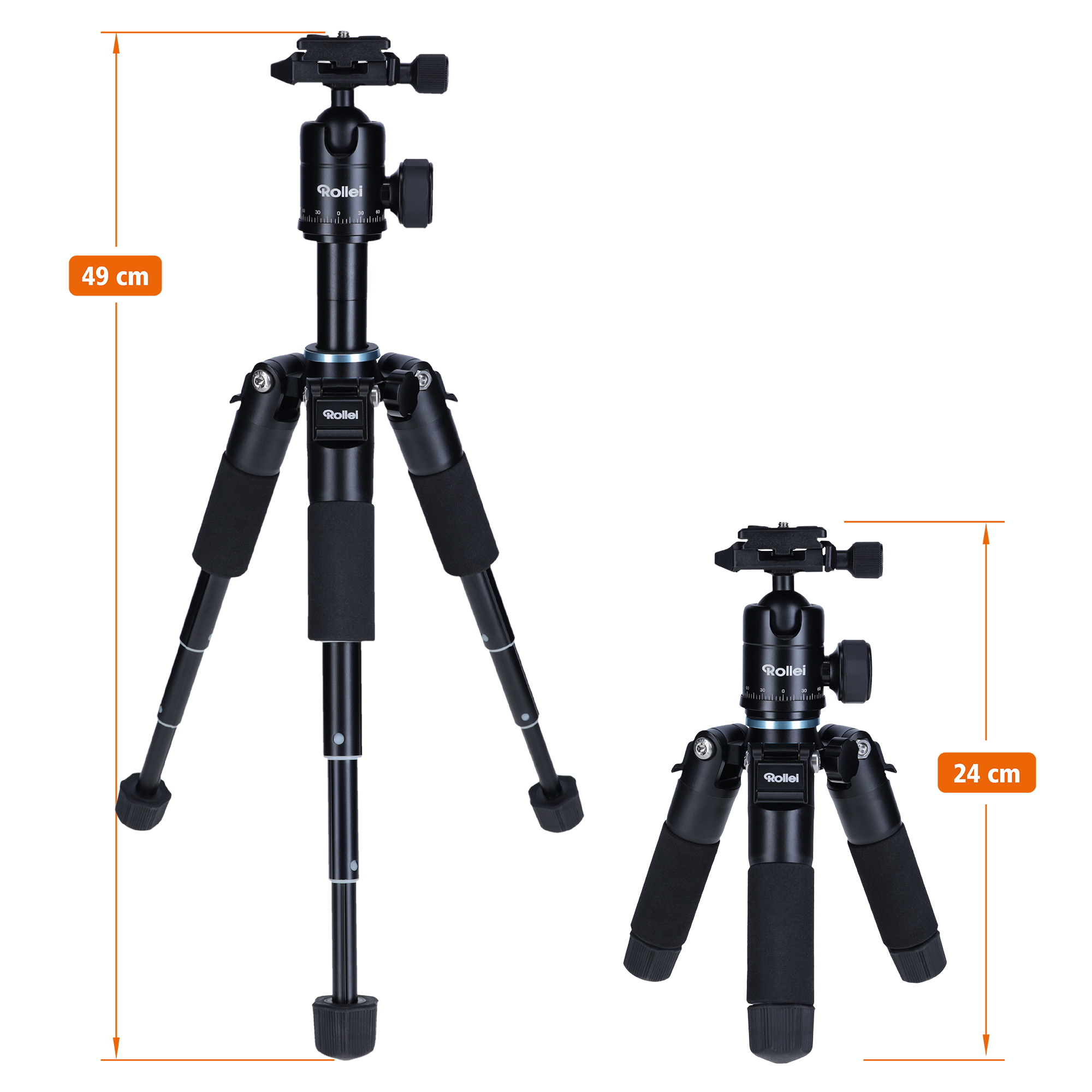 Compact Traveler Mini M-1 Stativ schwarz