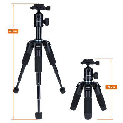 Compact Traveler Mini M-1 Stativ schwarz