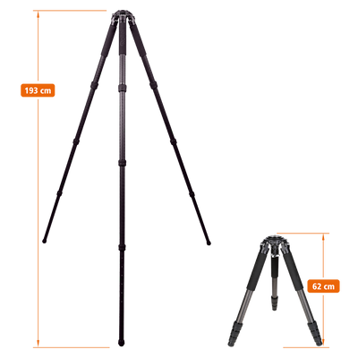 Rock Solid Alpha XL Mark III - Carbon Tripod