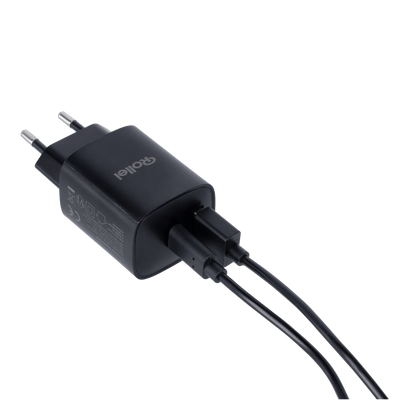 Bundle Schnellladegerät 30 W inkl. 1x USB-C und 1x USB-A Kabel