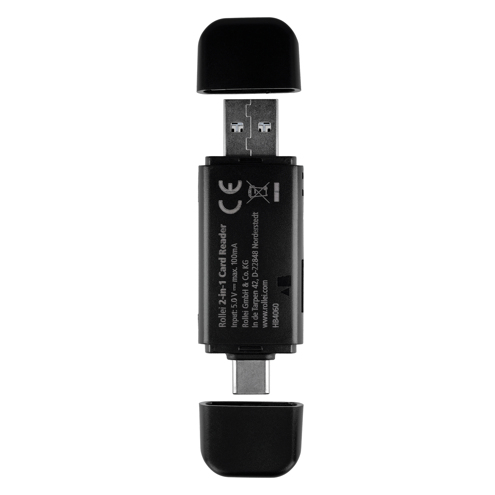 Bundle 2-in-1 Kartenlesegerät + Case | Micro-SD & SD