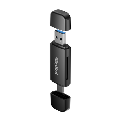 Bundle 2-in-1 Kartenlesegerät + Case | Micro-SD & SD