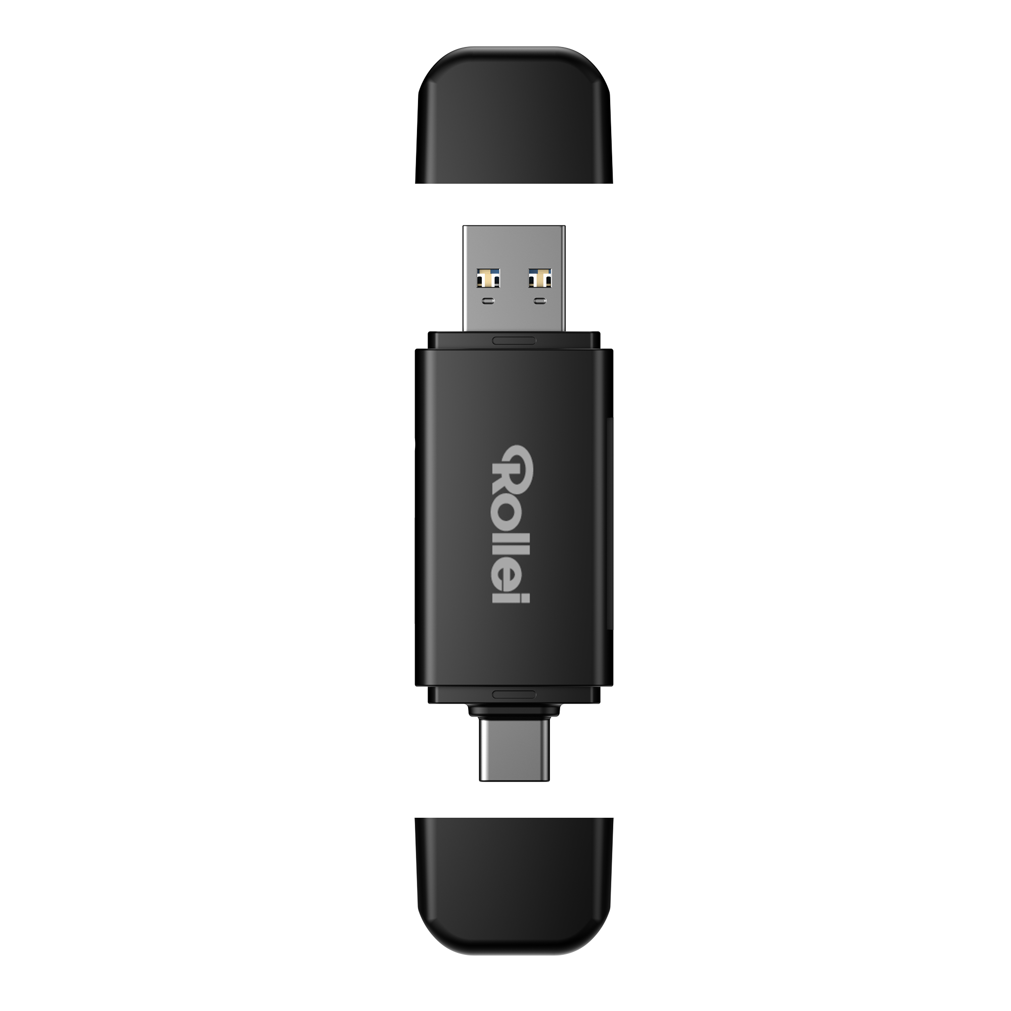 Bundle 2-in-1 Kartenlesegerät + Case | Micro-SD & SD