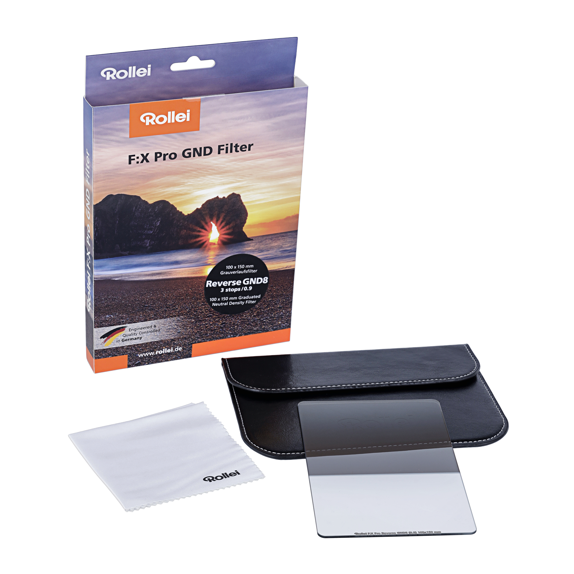 F:X Pro Reverse GND8 Rectangular Filter - Graduated ND Filter 100 mm