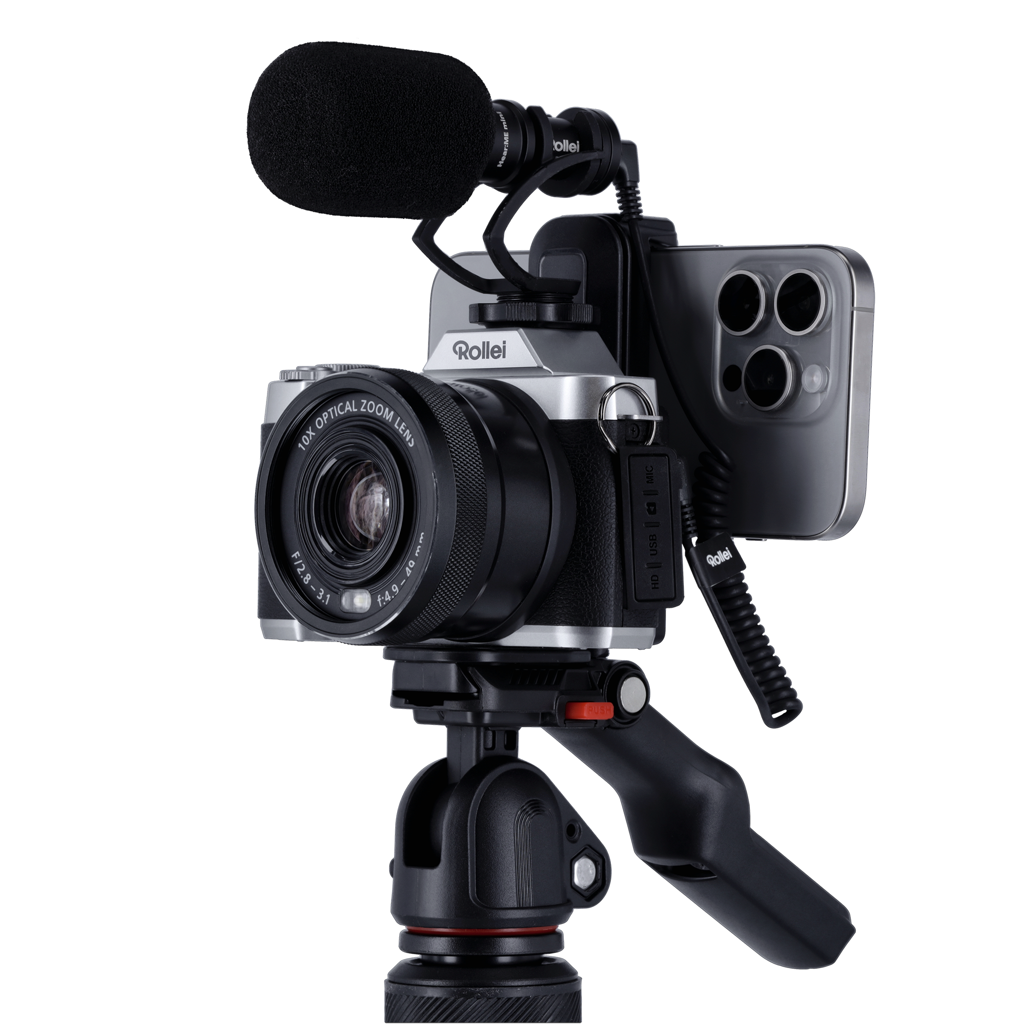 Content Creator Travel Kit | Actioncam, Stativ & Tasche im Bundle
