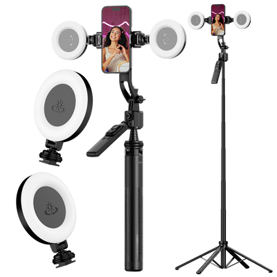 B-Ware Quadpod LED-Kit | mit AI Tracking | Easy Creator
