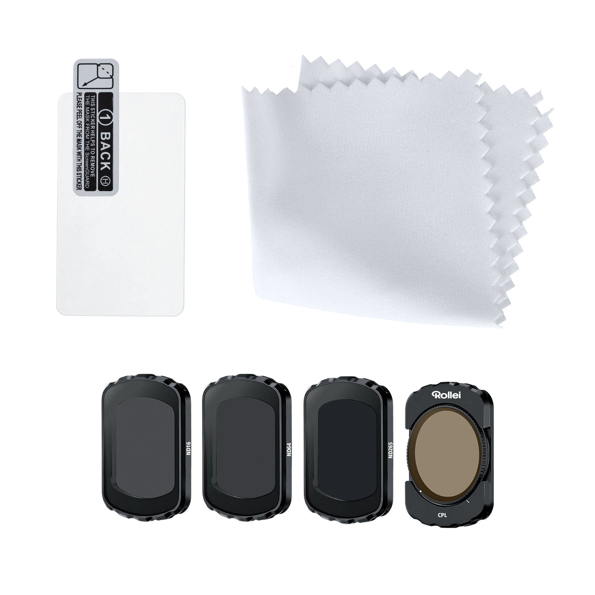 DJI Osmo Pocket 3 & 4 Filter-Set | CPL, ND16, ND64, ND256