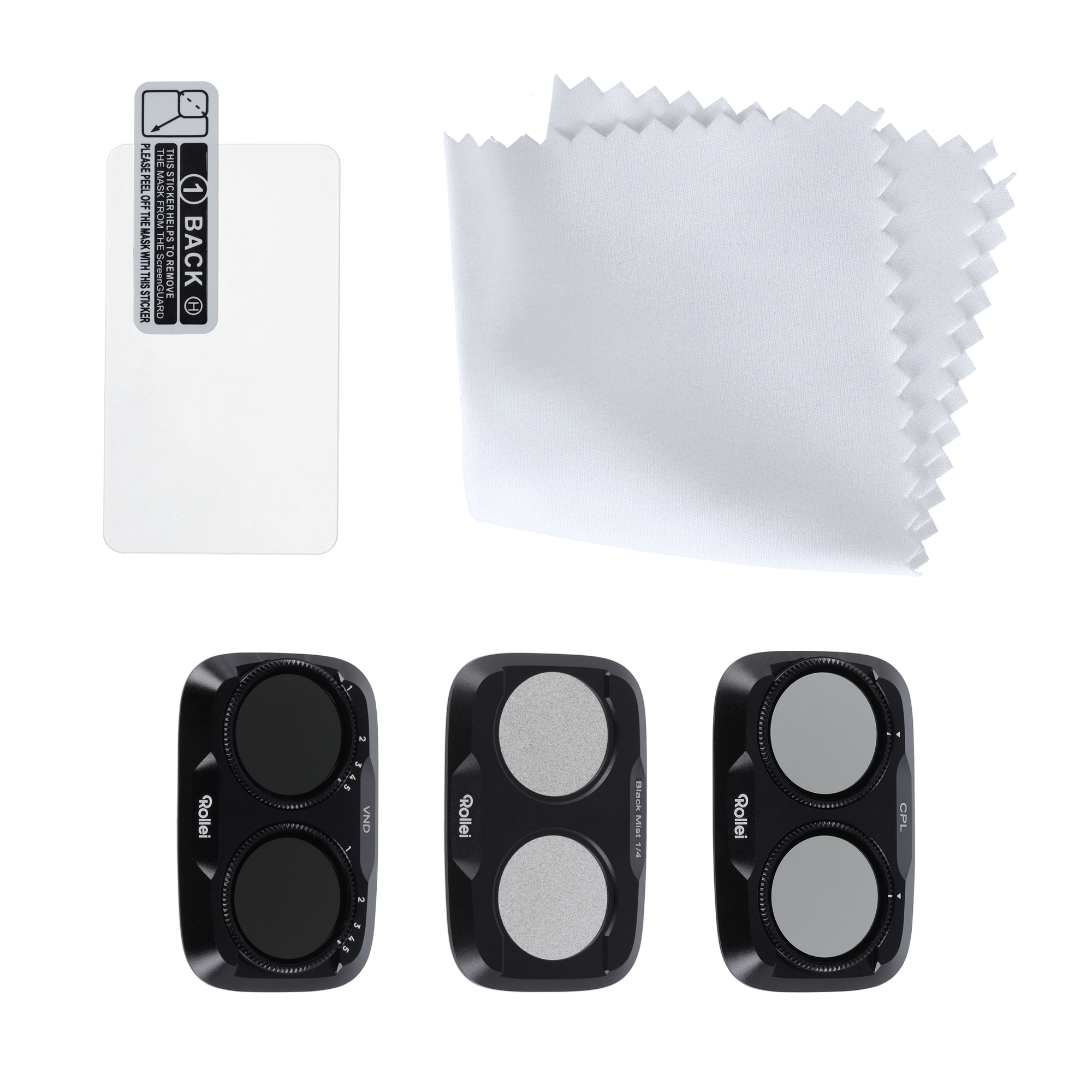 DJI Osmo Pocket 4 Pro Filter-Set | CPL, VND2-32, Black Mist