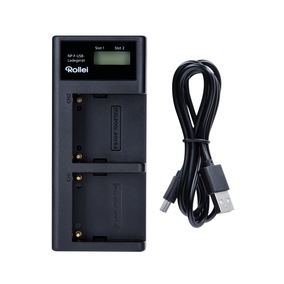 B-Ware Akku-Ladegerät für NP-F-Akkus