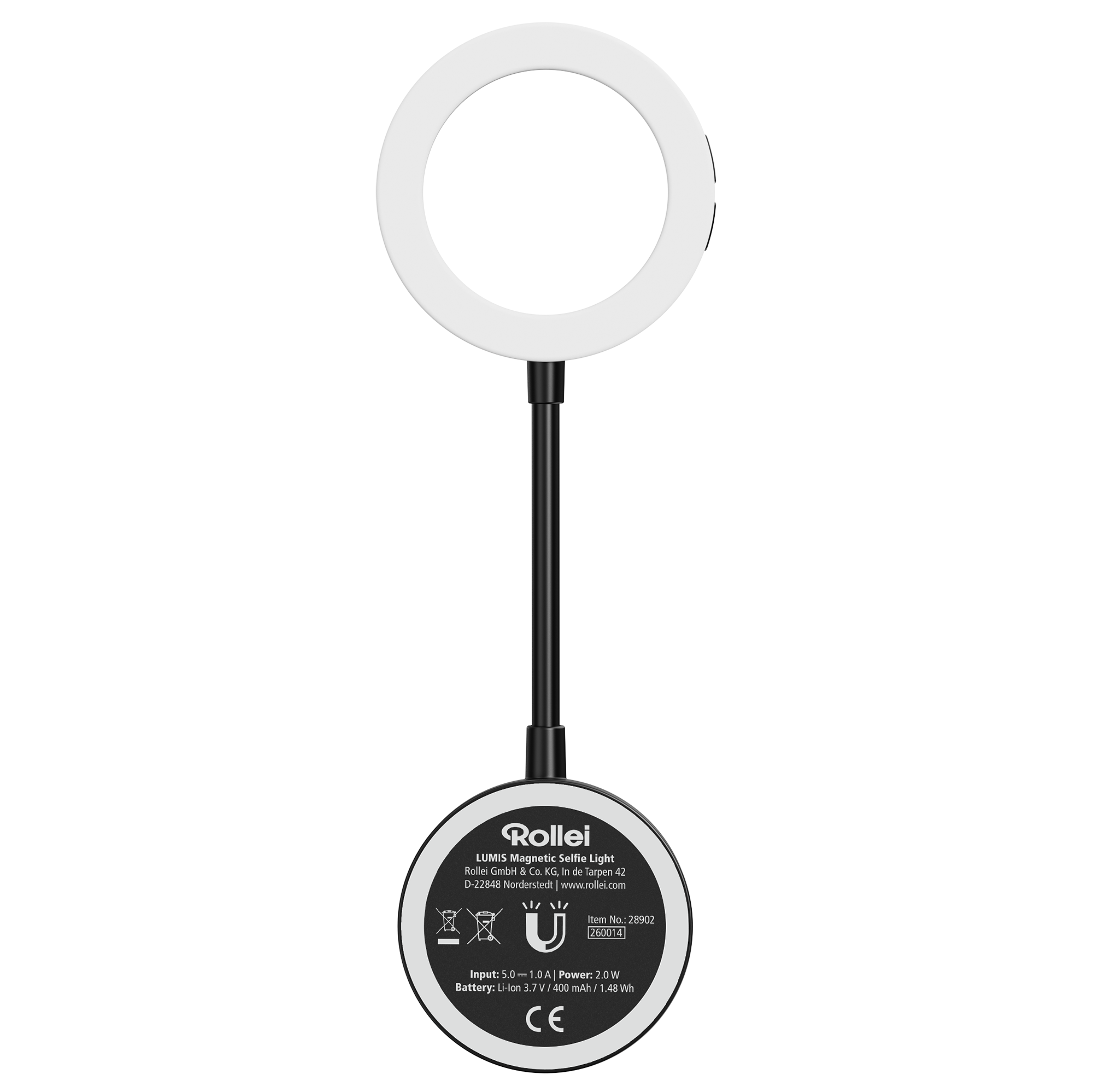 Bundle 2x LUMIS Magnetisches LED-Ringlicht