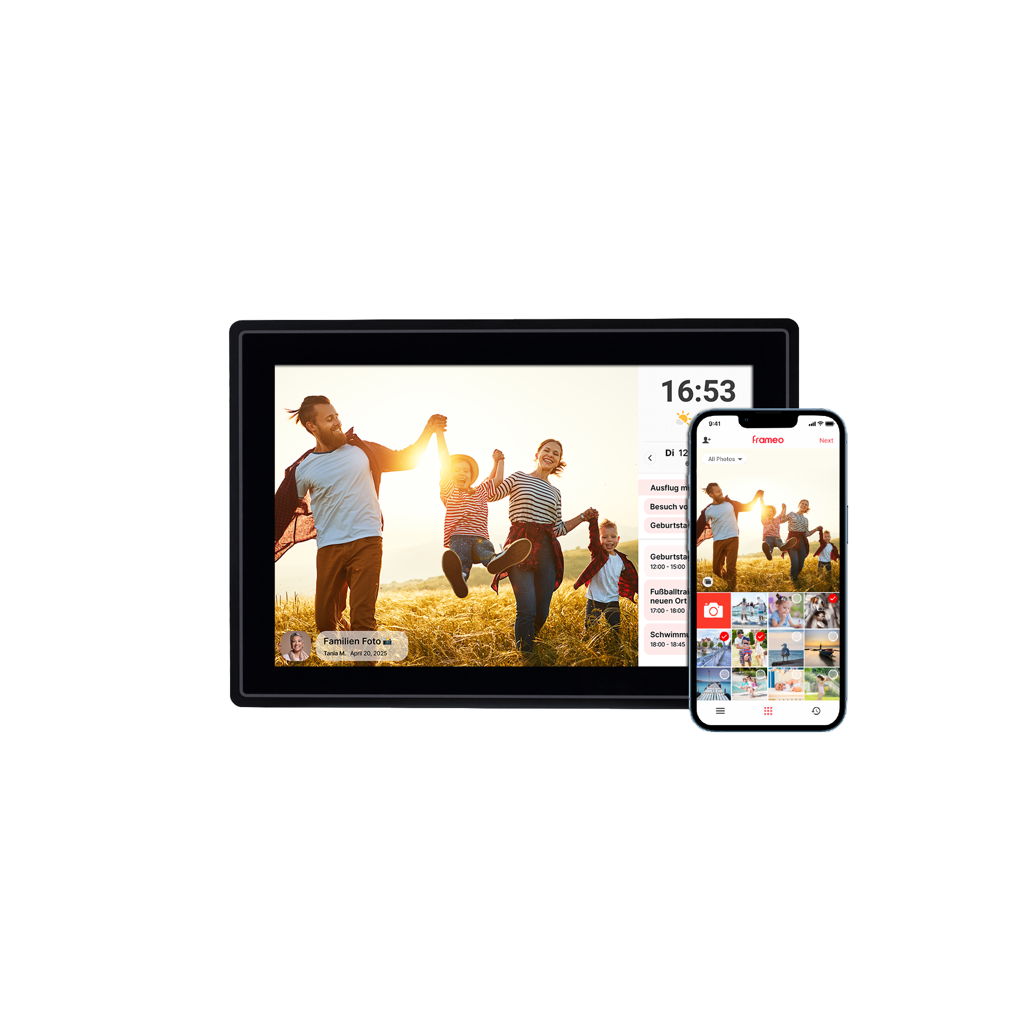 B-Ware: Smart Frame WiFi 100 - Digitaler Bilderrahmen - Schwarz