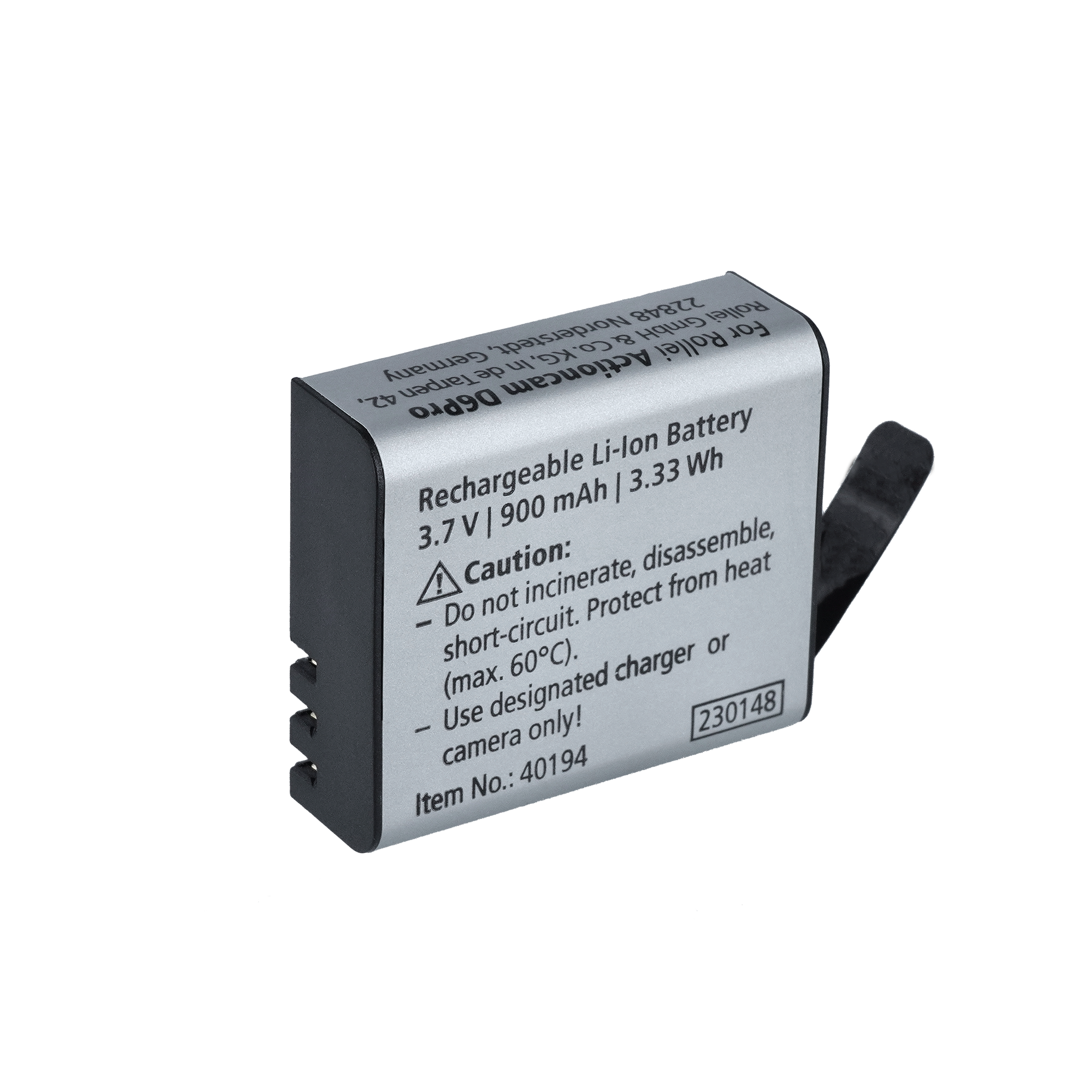 Action Camera Spare Battery