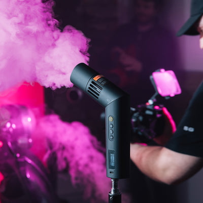 Bundle SmokeMaster Pro RGB | Nebelmaschine inkl. 9er-Set Nebelflüssigkeit