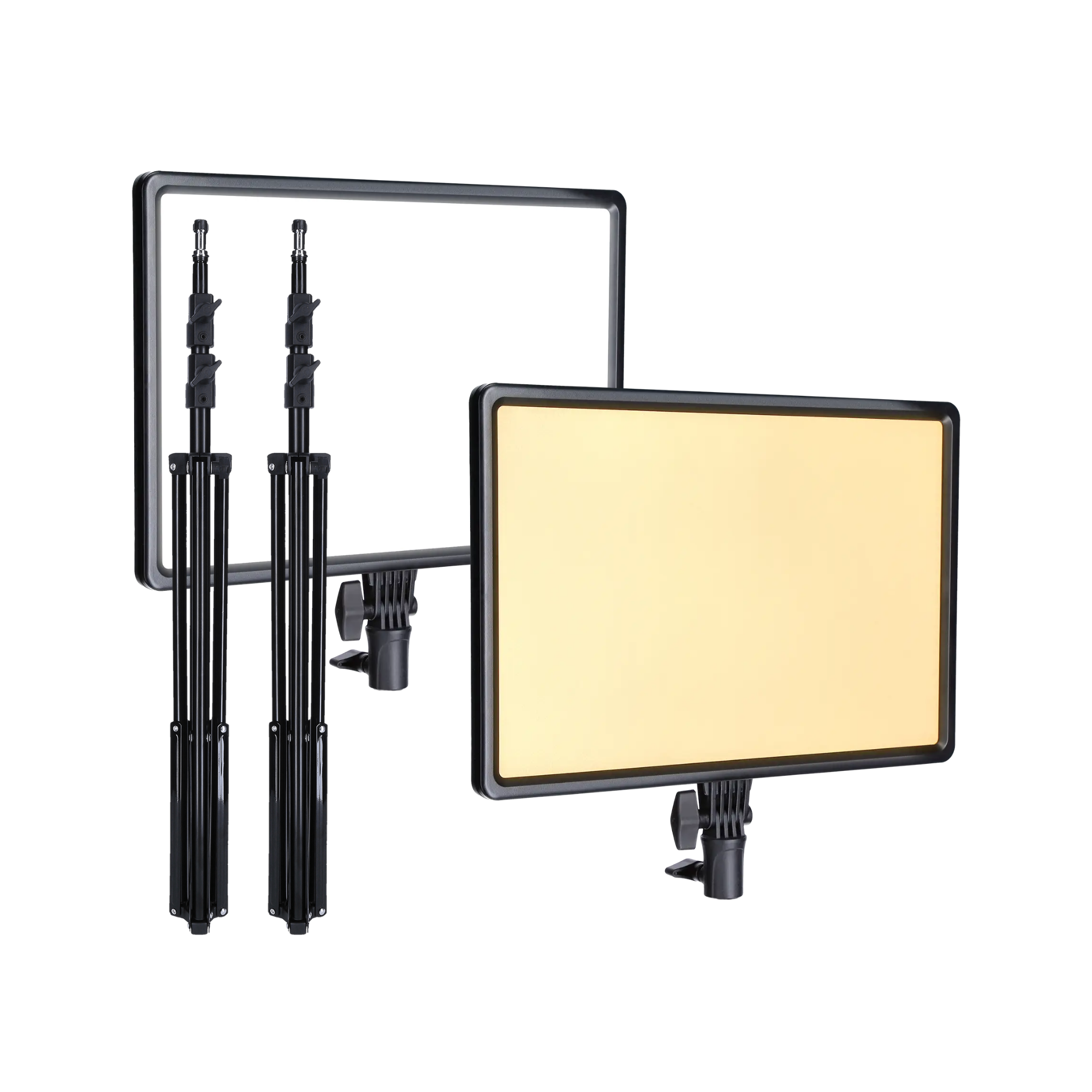 Bundle 2x LUMIS LED-Panel Bi-Color inkl. Lampenstative