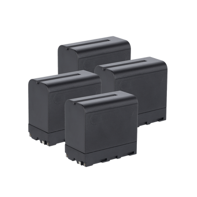 Bundle 4x NP-F Akku mit USB-C | versch. Kapazitäten